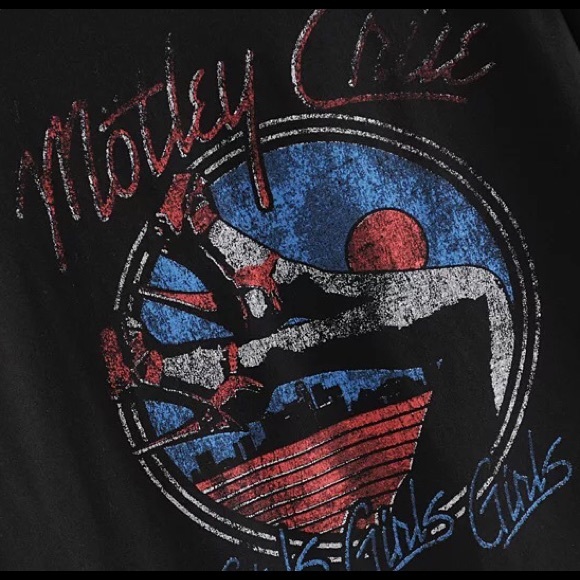 Motley Crue 80’s retro vintage band T-shirt - Picture 7 of 10